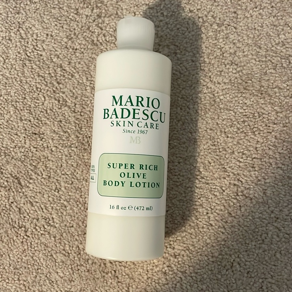 NEW Mario Badescu Super Rich Olive Body Lotion 16 fl oz